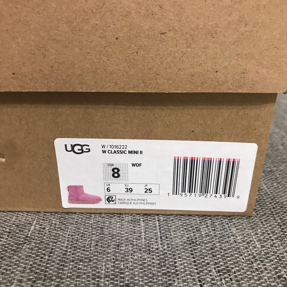 Ugg Classic Suede Mini II Boot Wildflower - Picture 6 of 6